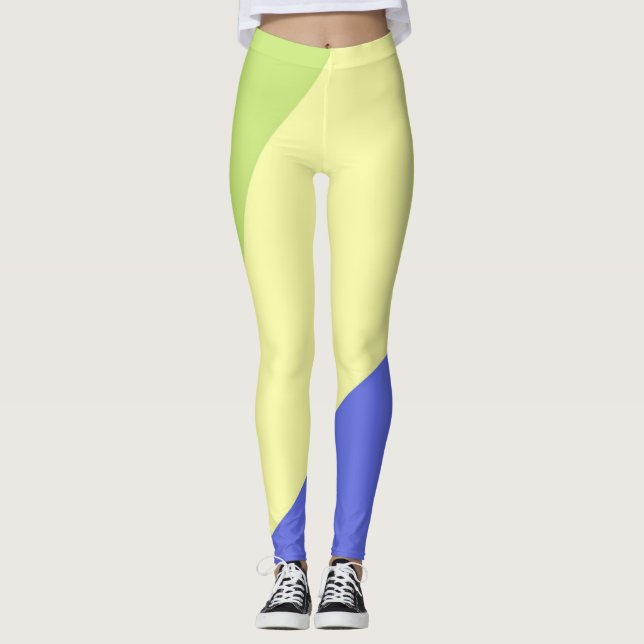 Leggings peinture abstraite (Devant)