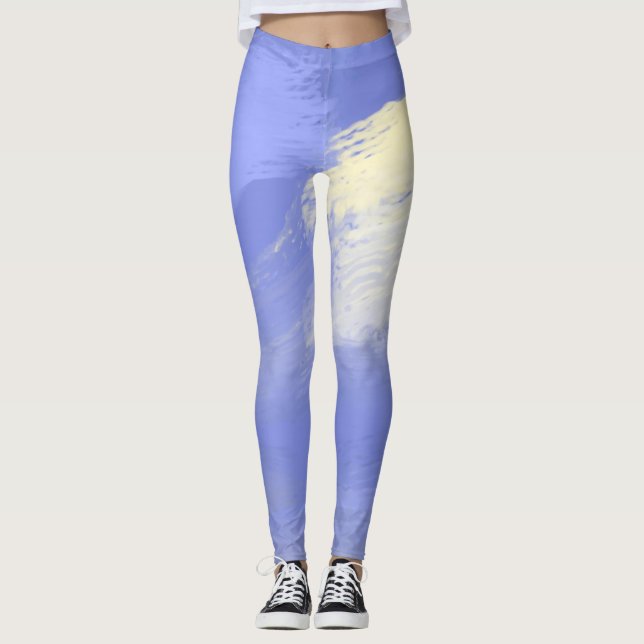Leggings peinture abstraite (Devant)