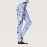 Leggings Peinture acrylique Abstraite moderne<br><div class="desc">Ce design moderne présente un motif abstrait violet,  blanc et bleu. #moderne #abstrait #texture #texturé #paint #acrylique #motif design #designer #tendance #style #mode #mode #mode #mode #mode #girly #violet #lilac #lavender #bleu #turquoise #white #leggings #vêtements #femmes</div>