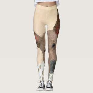 Leggings Peinture américaine sans poil Terrier - Chien Art