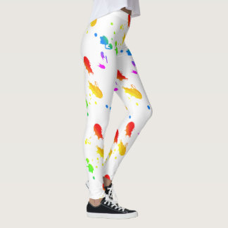 Leggings Peinture arc-en-ciel