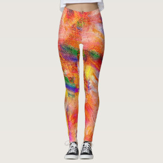Leggings Peinture colorée Splatter #14