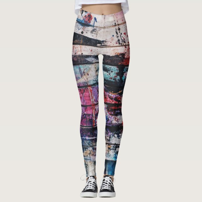 Leggings peinture d'artistes (Devant)
