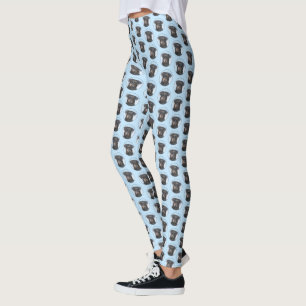 Leggings Peinture de Beauceron - Cute Original Chien Art
