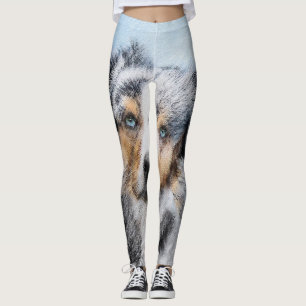 Leggings Peinture de berger américaine miniature - Chien Ar
