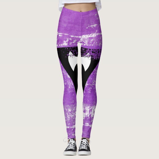 Leggings Peinture de fierté lesbienne (Labrys) (Devant)