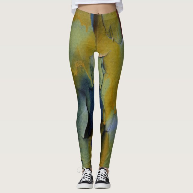 Leggings Peinture d'épluchage (Devant)