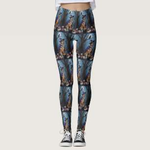 Leggings Peinture d'Halloween fantaisiste de Berger d'Anato