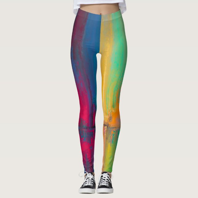 Leggings Peinture éclaboussée (Devant)