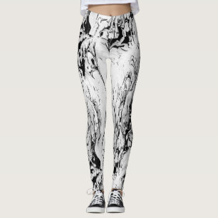 Leggings Peinture humide abstraite