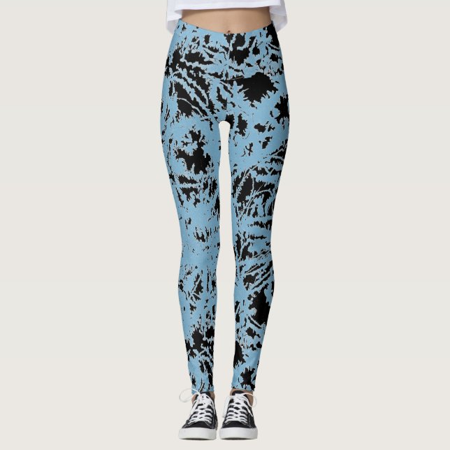 Leggings Peinture humide Abstraite (Devant)