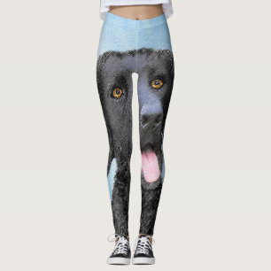 Leggings Peinture Retriever recouverte de boue - Art Chien