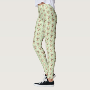 Leggings Peinture Sloughis - Joli art original pour chien