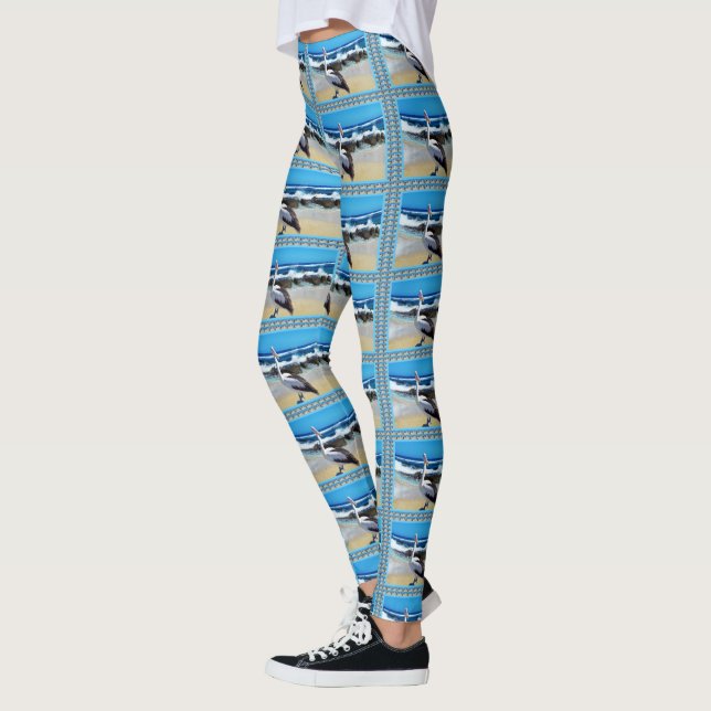 Leggings Pelican Beach Splash, (Gauche)