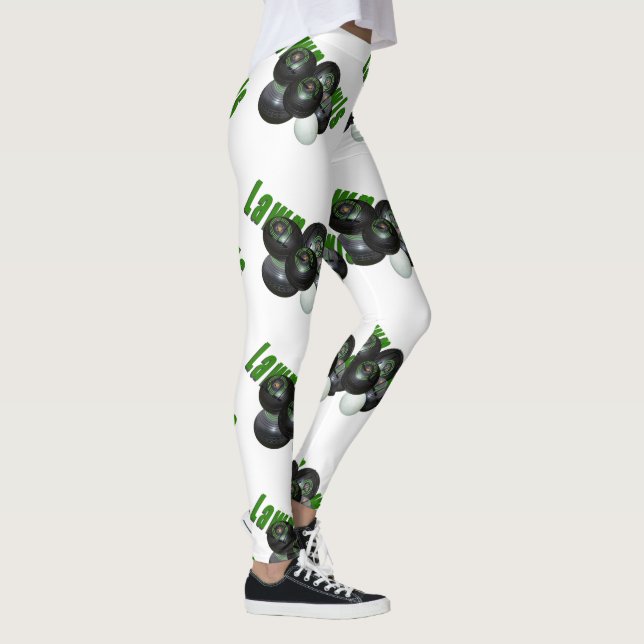 Leggings Pelouse Et Logo, (Droite)