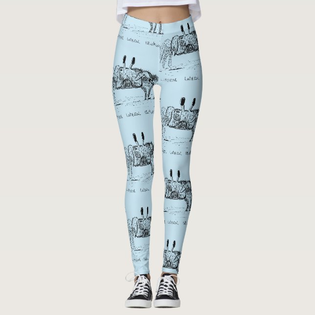 Leggings Pensée Latérale Littérale (Devant)