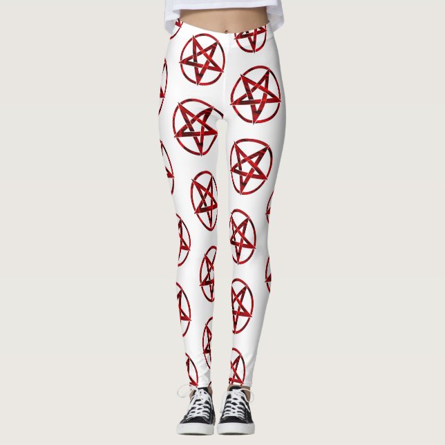 Leggings Pentagram Red Devil (Devant)