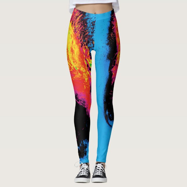 Leggings pepper and plastic silenced (Devant)