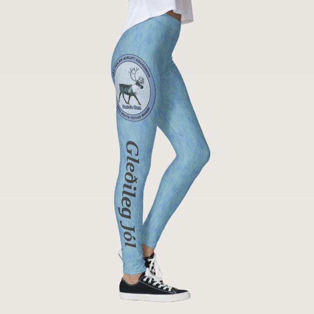 Leggings Père Noël 1er Polar Airlift Sqdn - Subduit (Droite)