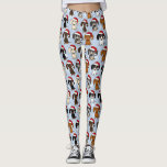Leggings Père Noël Dachshunds mignon Chiens Wiener Noël<br><div class="desc">Ces leggings de vacances amusants seront certainement un succès pour tout amateur de Dachshund! Étendez la fête de Noël avec ces leggings féminins festifs avec quelques chiens blancs fantaisistes dans les chapeaux du Père Noël. Parfait pour se mettre dans l'esprit pendant la plus belle période de l'année. Dessins mignons d'une...</div>