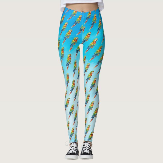Leggings Perroquet (Devant)