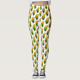 Leggings Perroquet cartoon mignon et amoureux