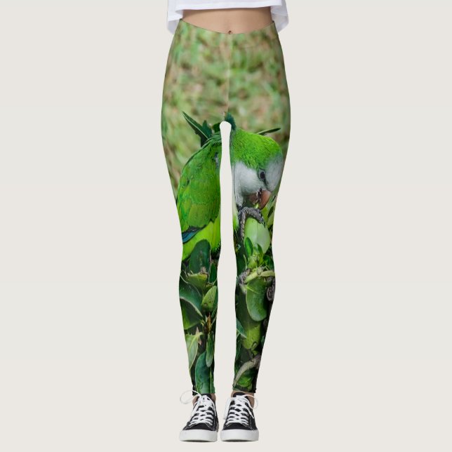 Leggings Perroquet vert (Devant)