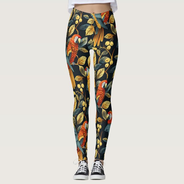 Leggings Perroquet vintage (Devant)