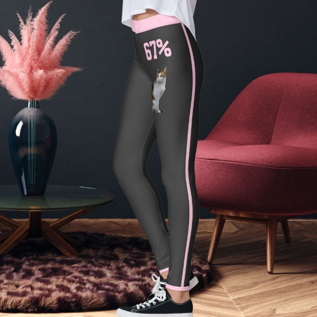 Leggings Personalized Modern Trending Pet Lover Cat Mom 67 (Créateur téléchargé)