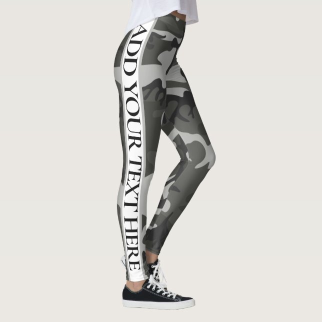 Leggings Personnalisable Ajouter votre texte (Droite)