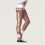Leggings Personnalisé<br><div class="desc">Facile à personnaliser Personnaliser les légendes faites sur mesure de Ricaso - ajoutez votre propre texte - changez la couleur et la police du texte en cliquant sur personnaliser</div>