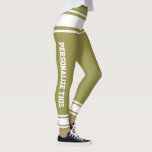 Leggings Personnalisé<br><div class="desc">Facile à personnaliser Personnaliser les légendes faites sur mesure de Ricaso - ajoutez votre propre texte - changez la couleur et la police du texte en cliquant sur personnaliser</div>