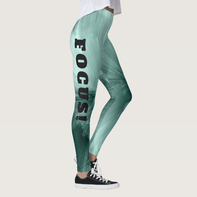 Leggings Personnaliser "Focus! sur la condition physique" L (Droite)