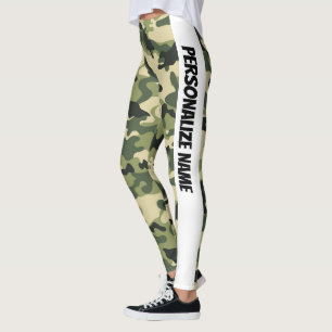 Leggings PERSONNALISER LE Camouflage Vert