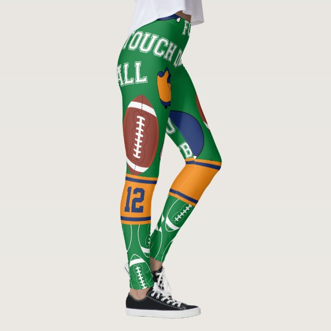 Leggings PERSONNALISER LE NUMÉRO DE FOOTBALL Motif sportif (Droite)
