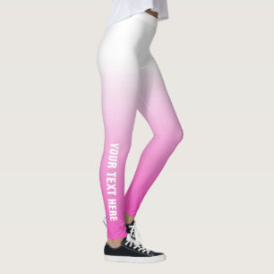 Leggings Personnaliser soi-même Moderne Élégant rose