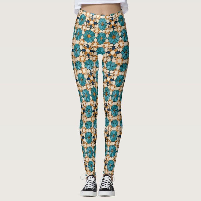 Leggings personnalisés avec impression intégrale (Devant)