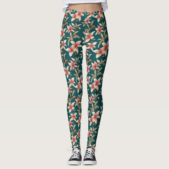 Leggings personnalisés avec impression intégrale (Devant)