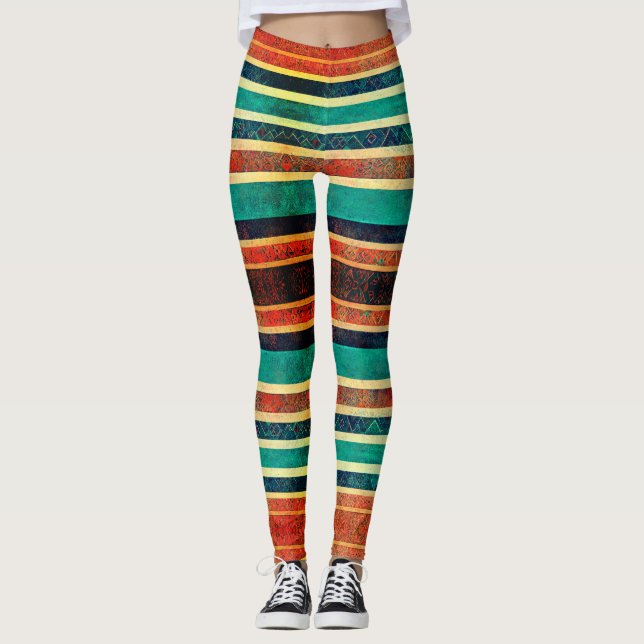 Leggings personnalisés avec impression intégrale (Devant)
