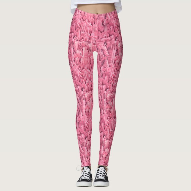 Leggings personnalisés avec impression intégrale (Devant)
