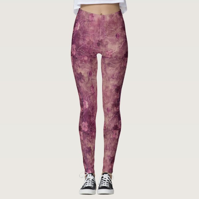 Leggings personnalisés avec impression intégrale (Devant)
