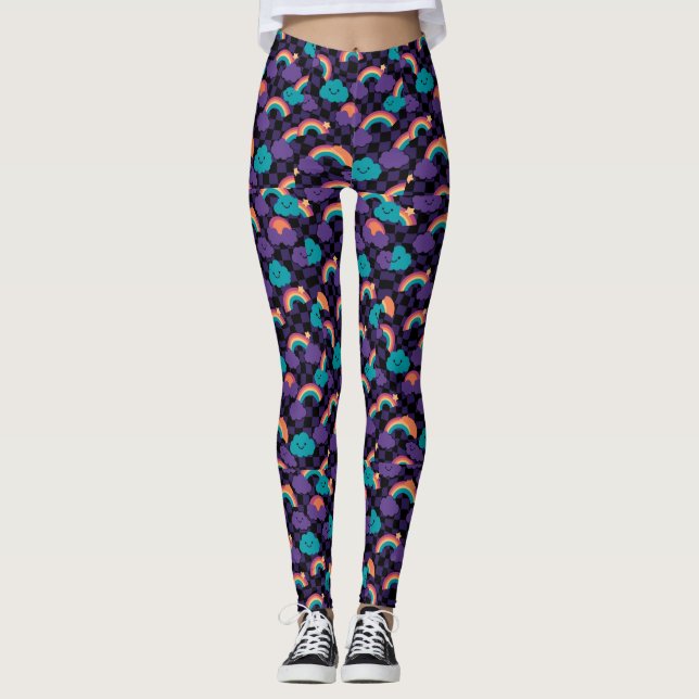 Leggings personnalisés avec impression intégrale (Devant)