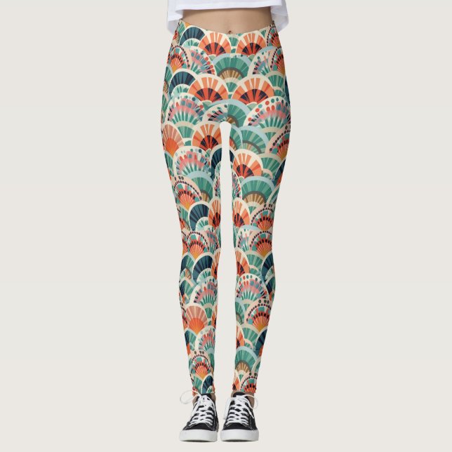 Leggings personnalisés avec impression intégrale p (Devant)