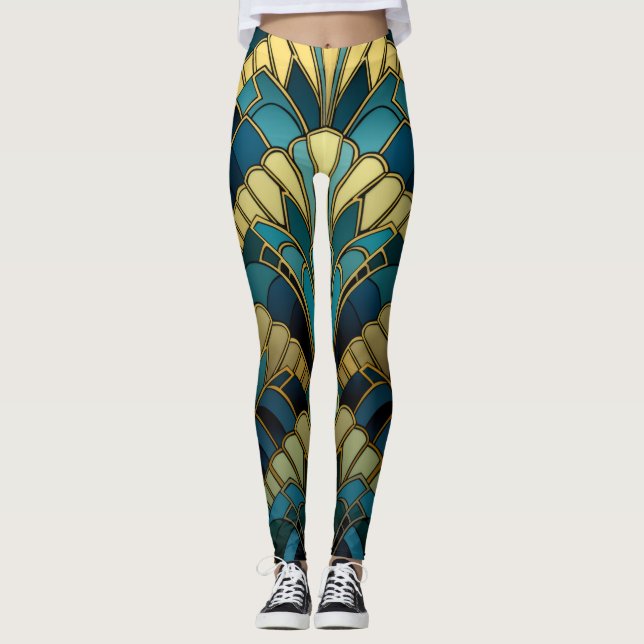 Leggings personnalisés avec impression intégrale p (Devant)