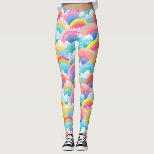 Leggings personnalisés avec impression intégrale p (Devant)
