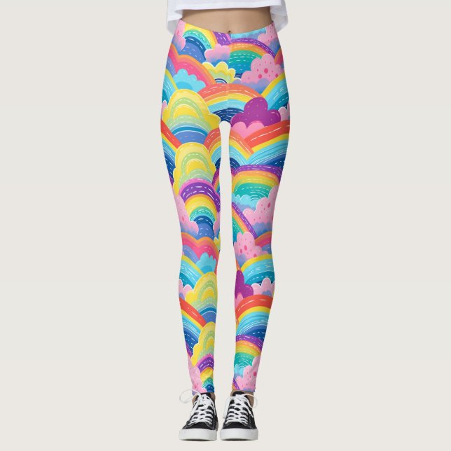 Leggings Personnalisés avec Impression Personnalis (Devant)