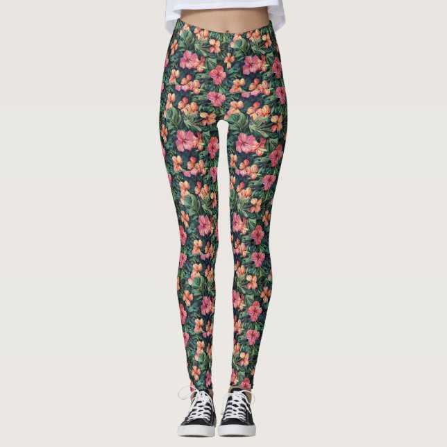 Leggings Personnalisés avec Impression Personnalis (Devant)