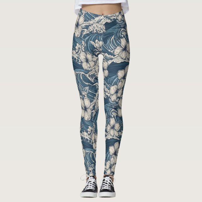 Leggings Personnalisés avec Impression Personnalis (Devant)