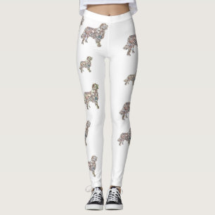 Leggings personnalisés d'art de chien du Labrador