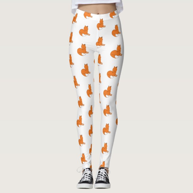 Leggings personnalisés Fox (Devant)